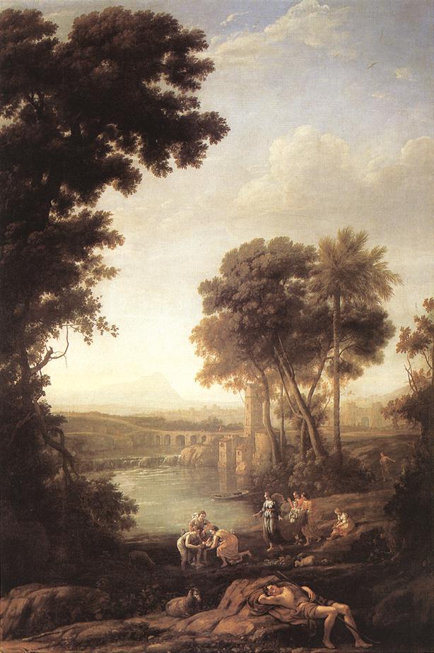 Landscape with the Finding of Moses sdfg